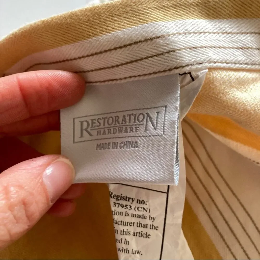 Restoration Hardware Pillow Shams Standard